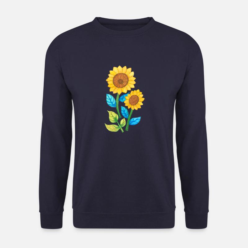 Sonnenblume - Unisex Pullover - Navy