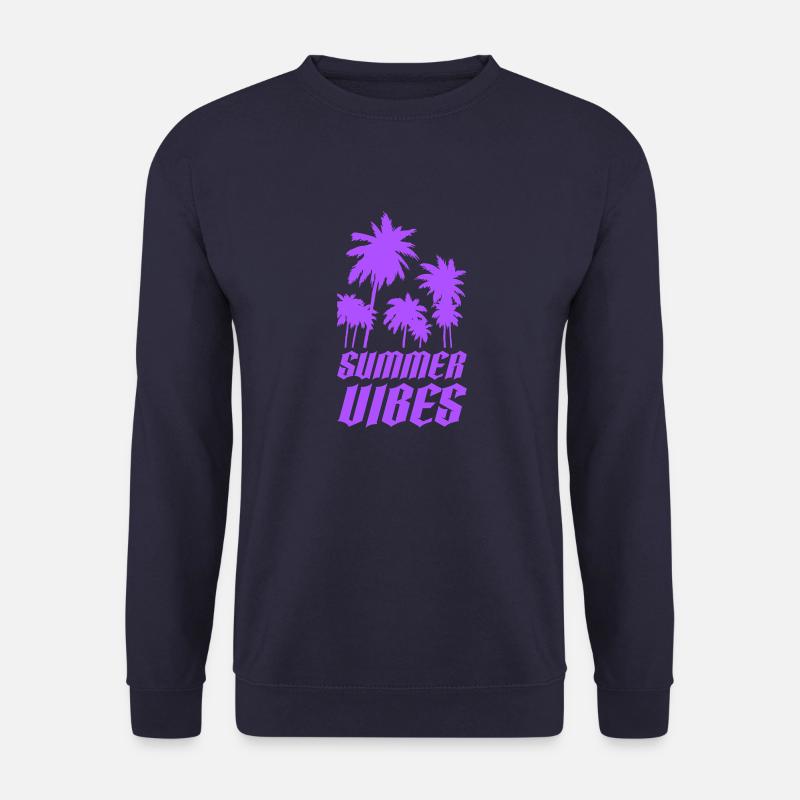 summer vibes - Unisex Pullover - Navy