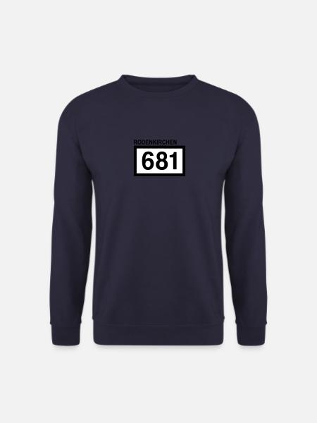 Rheinkilometer Rodenkirchen - Unisex Pullover - Navy