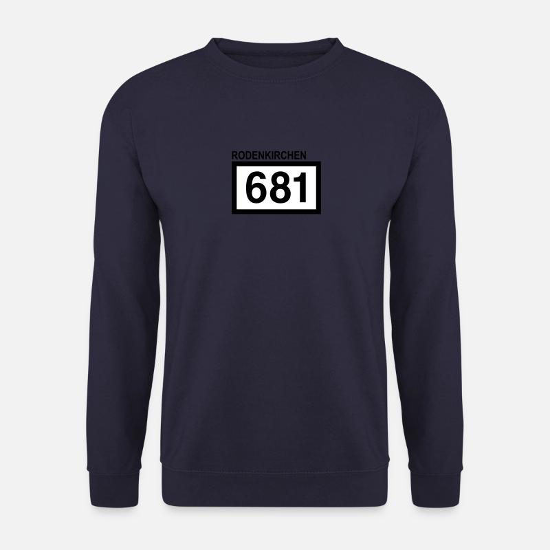 Rheinkilometer Rodenkirchen - Unisex Pullover - Navy