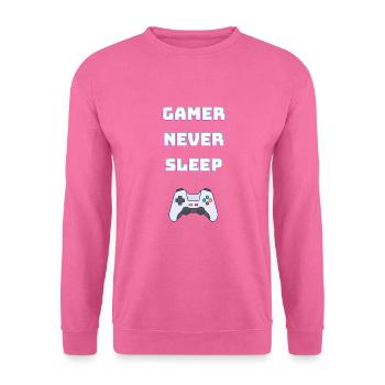 Spieler schlafen nie - Unisex Pullover - Pink - Vorne