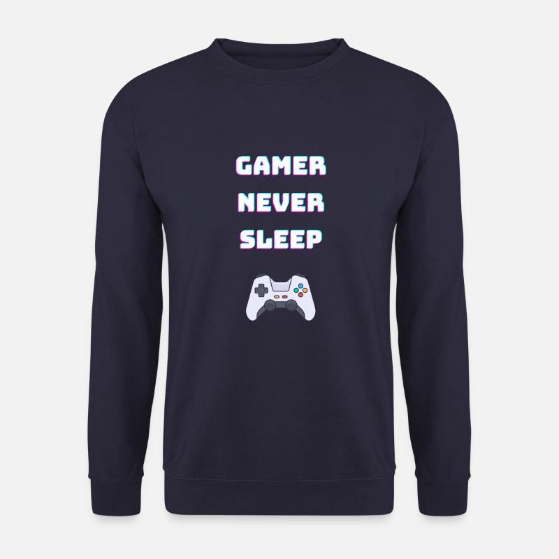 Spieler schlafen nie - Unisex Pullover - Navy