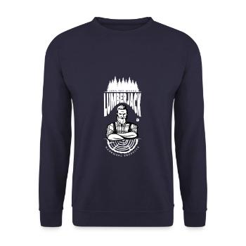 Bûcheron 2019 - Sweat-shirt Unisexe - marine - Devant - Alina (178cm) & Michal (187cm)