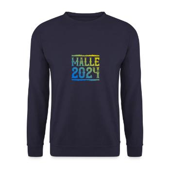 Malle 2024 - Unisex Pullover - Navy - Vorne - Alina (178cm) & Michal (187cm)