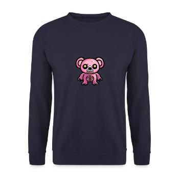 Koala Halloween Animal - Sweat-shirt Unisexe - marine - Devant - Alina (178cm) & Michal (187cm)