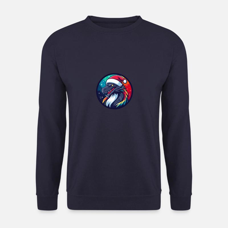 Drache Weihnachten Christmas - Unisex Pullover - Navy