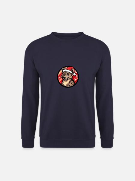 Hyène Noël Noël - Sweat-shirt Unisexe - marine