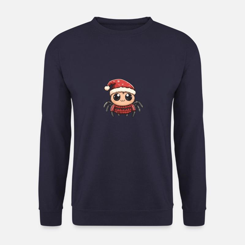 Tarantula Christmas Comic - Unisex Sweatshirt - navy
