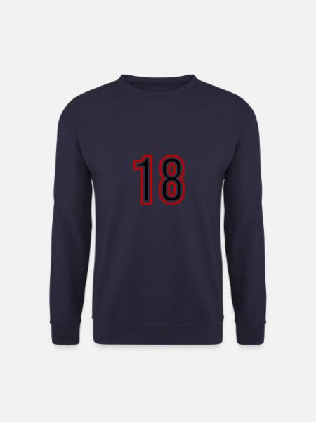 18 Number Years Jersey - Unisex Sweatshirt - navy