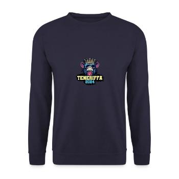 Teneriffa 2024 Affe - Unisex Pullover - Navy - Vorne - Alina (178cm) & Michal (187cm)
