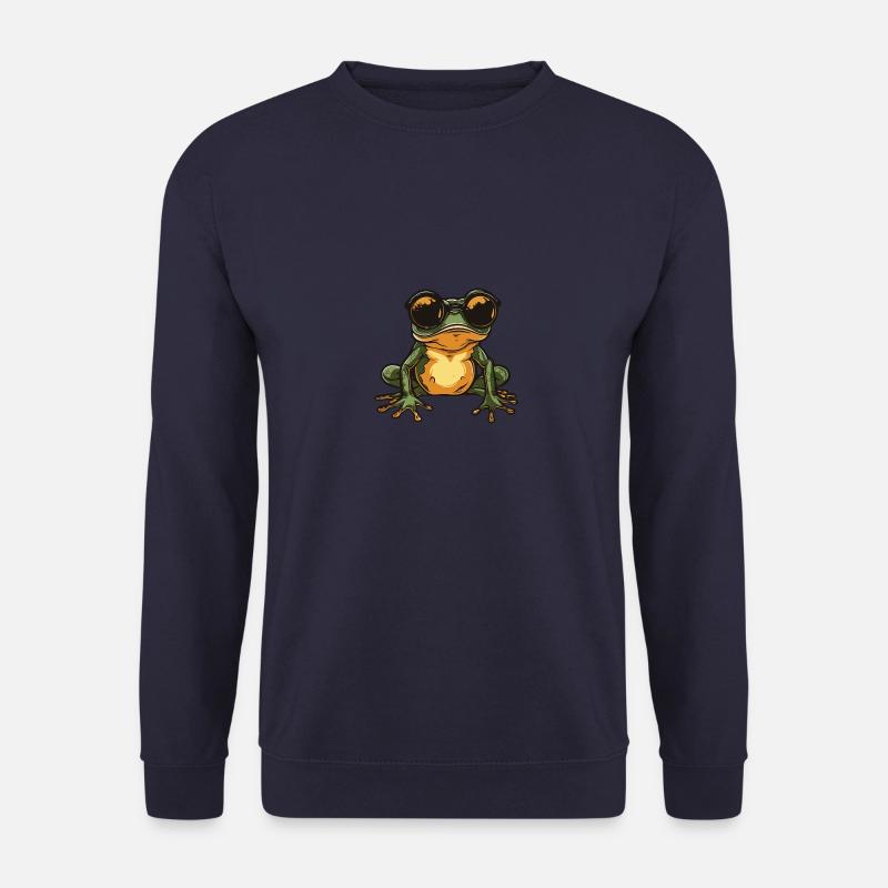 Frog Funny Cool - Unisex Sweatshirt - navy