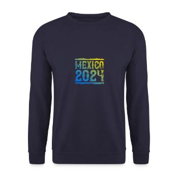 Mexico 2024 - Unisex Sweatshirt - navy - Front - Alina (178cm) & Michal (187cm)
