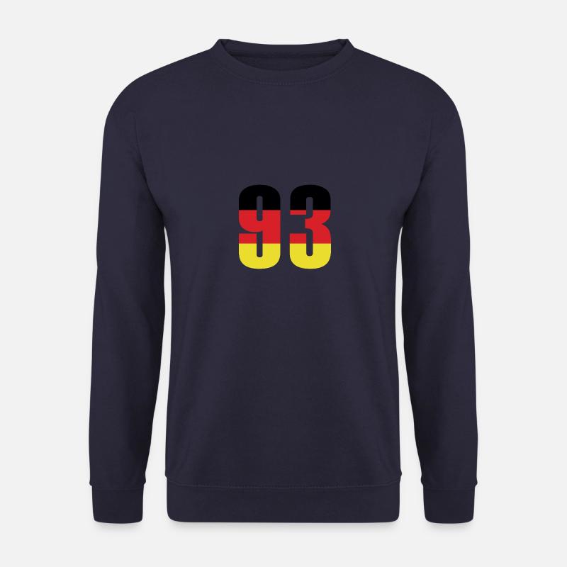 93 Number Germany Jersey - Unisex Sweatshirt - navy