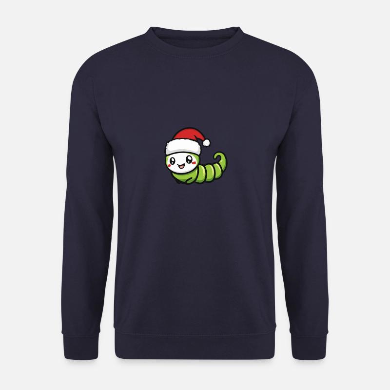 Wurm Weihnachten Niedlich - Unisex Pullover - Navy