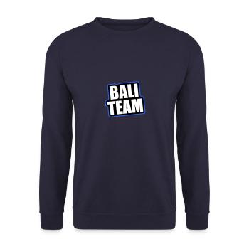Bali Team Reisen Urlaub - Unisex Pullover - Navy - Vorne - Alina (178cm) & Michal (187cm)