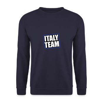Italy Team Travel Holidays - Unisex Sweatshirt - navy - Front - Alina (178cm) & Michal (187cm)