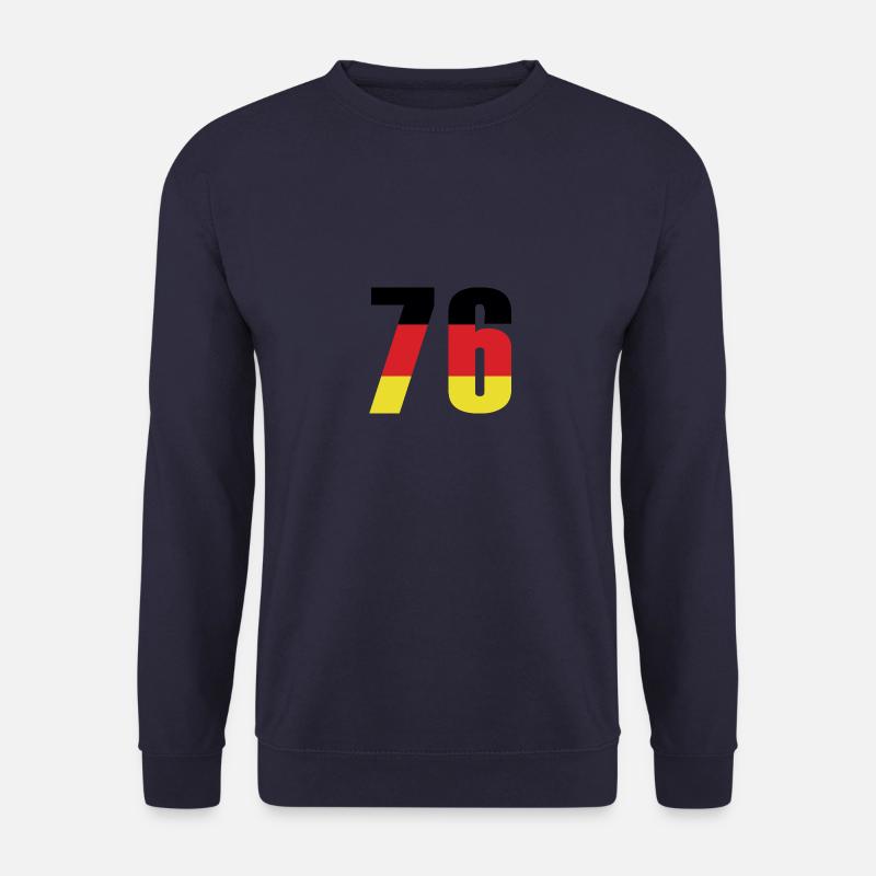 76 Number Germany Jersey - Unisex Sweatshirt - navy