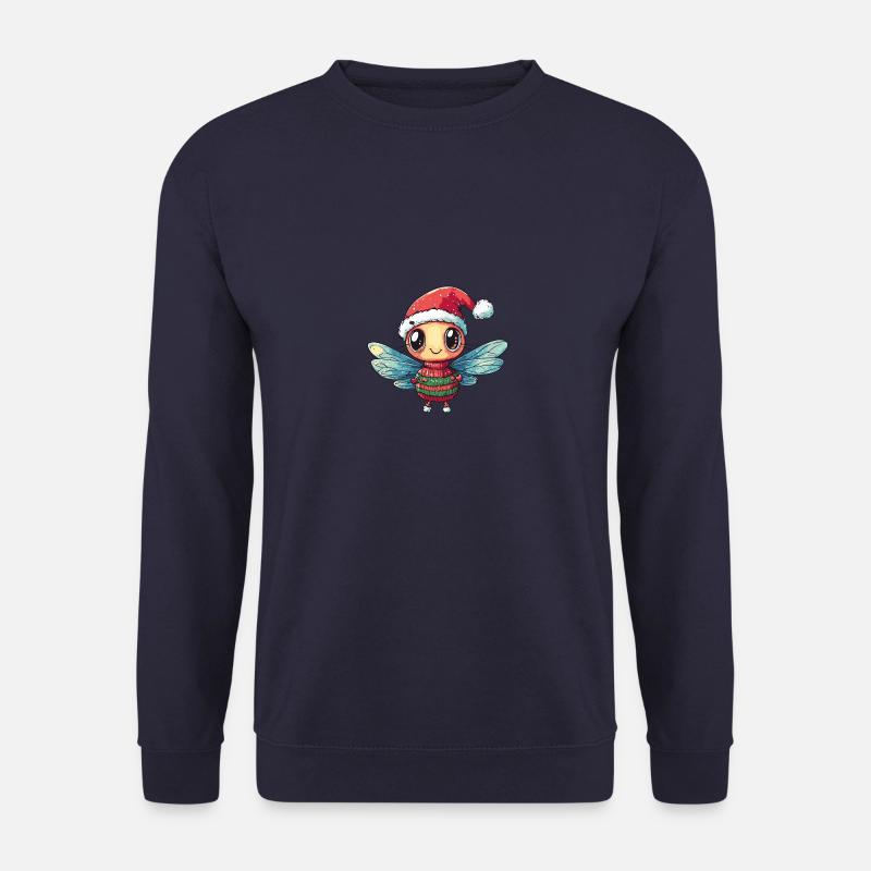 Libelle Weihnachten Comic - Unisex Pullover - Navy