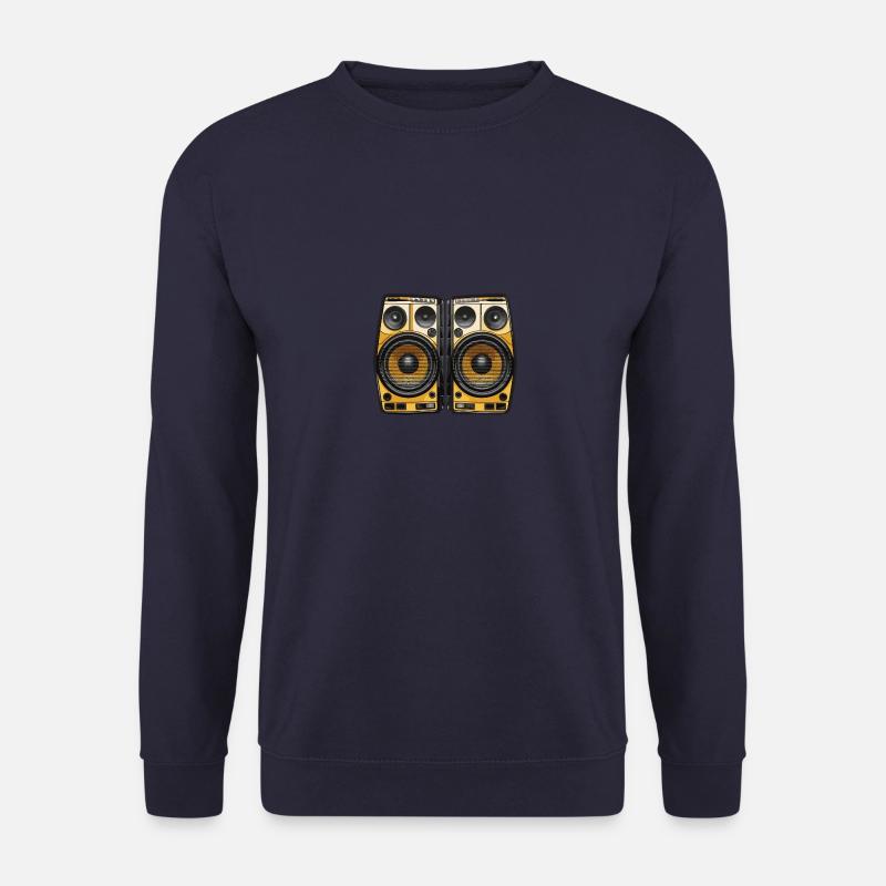 Bass Musik Boxen - Unisex Pullover - Navy