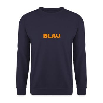 Blau - Unisex Pullover - Navy - Vorne - Alina (178cm) & Michal (187cm)