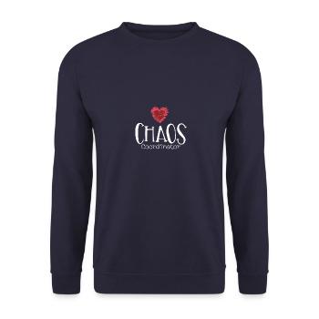 Chaos Proverbes sort drôle drôle citation fun blague - Sweat-shirt Unisexe - marine - Devant - Alina (178cm) & Michal (187cm)