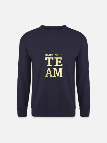 Badminton Team Mannschaft - Unisex Sweatshirt - navy