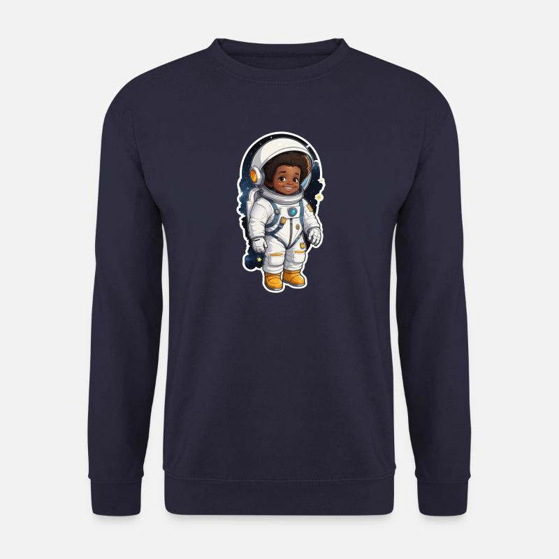 Kleiner Astronaut mit Lächeln - Unisex Pullover - Navy