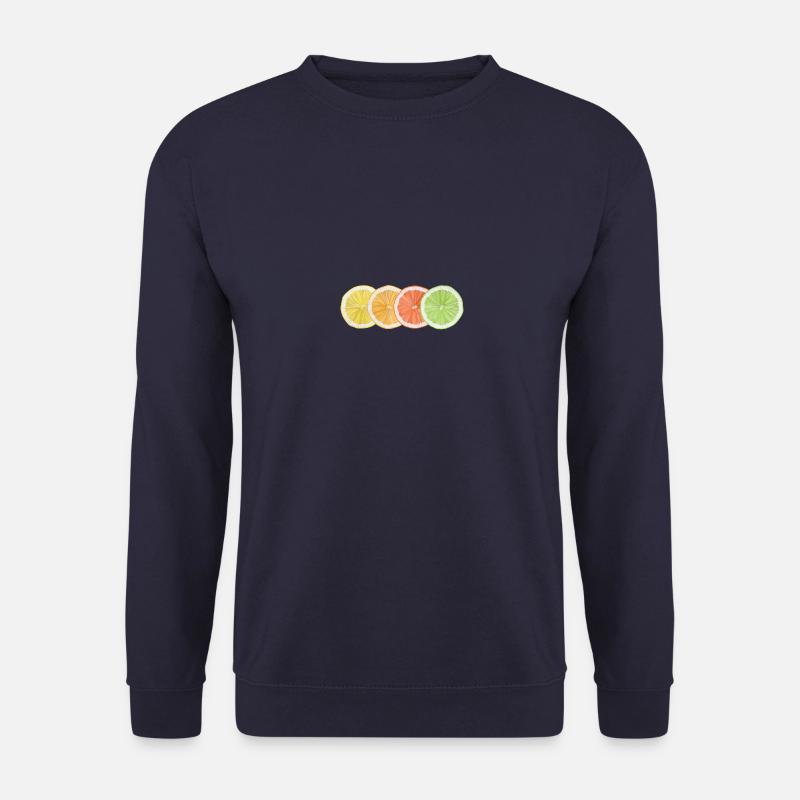 Zitrusfrüchte - Unisex Pullover - Navy