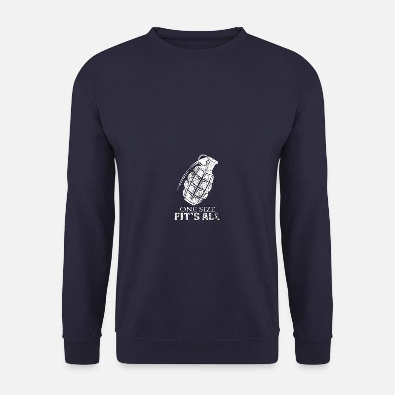 Evolution Soldat Bundeswehr Militär Militär Soldat - Unisex Pullover - Navy