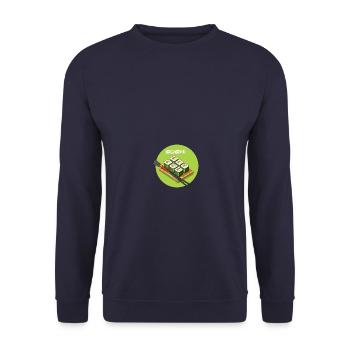 Sushi - Unisex Pullover - Navy - Vorne - Alina (178cm) & Michal (187cm)