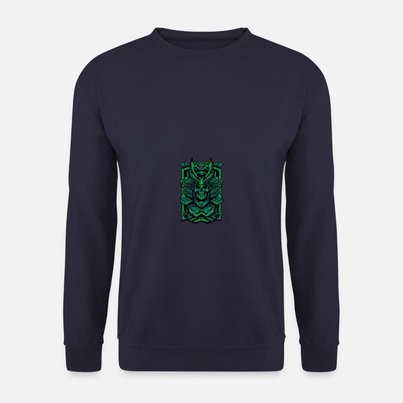 Skelett-Samurai - Unisex Pullover - Navy