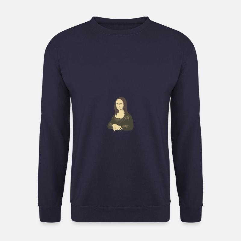 Mona Lisa - Unisex Pullover - Navy
