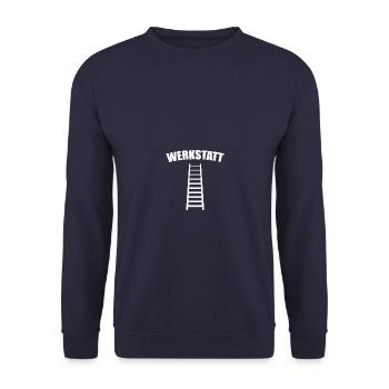 KFZ Meister Werkstattleiter - Unisex Pullover - Navy - Vorne - Alina (178cm) & Michal (187cm)