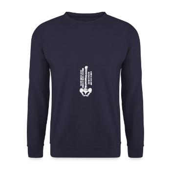 Termin Physiotherapie Physio Physiotherapeut - Unisex Pullover - Navy - Vorne - Alina (178cm) & Michal (187cm)