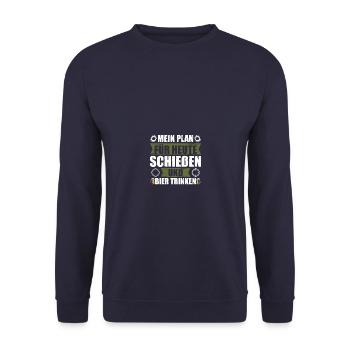 Mon plan Sport Shooting Festival Sport shooter - Sweat-shirt Unisexe - marine - Devant - Alina (178cm) & Michal (187cm)