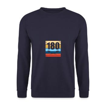 180 fléchettes Fléchettes - Sweat-shirt Unisexe - marine - Devant - Alina (178cm) & Michal (187cm)