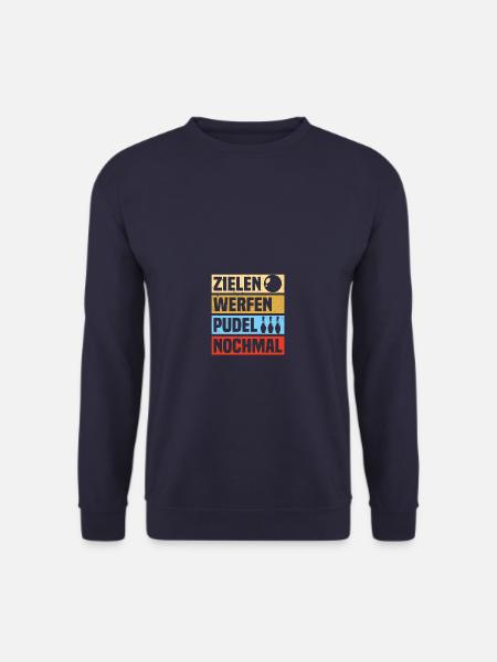 Zielen werfen Kegel Kegler Sportkegler - Unisex Pullover - Navy