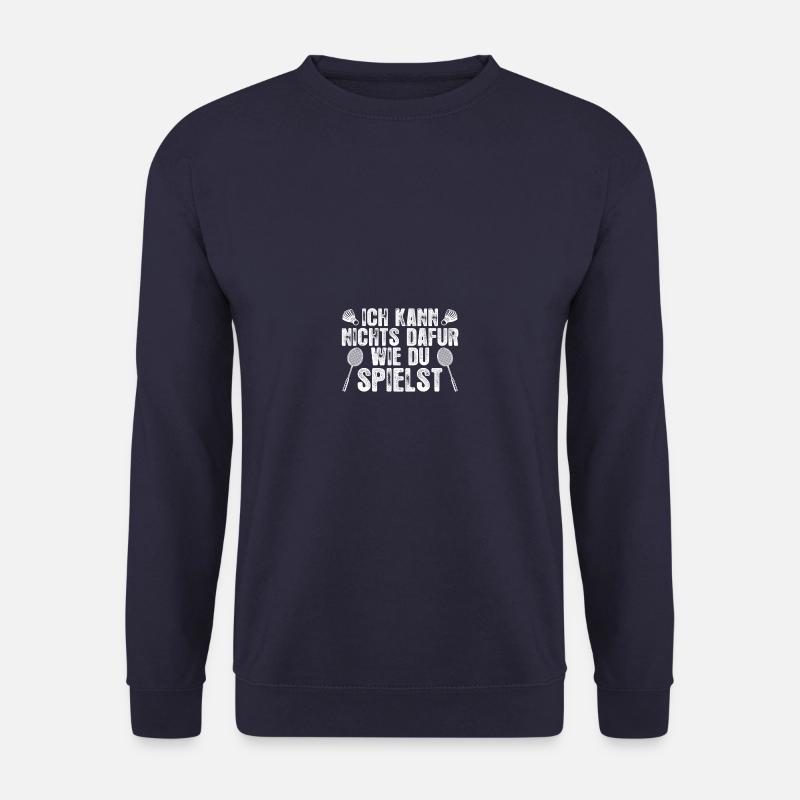 Federball Badminton Badmintonspieler - Unisex Pullover - Navy