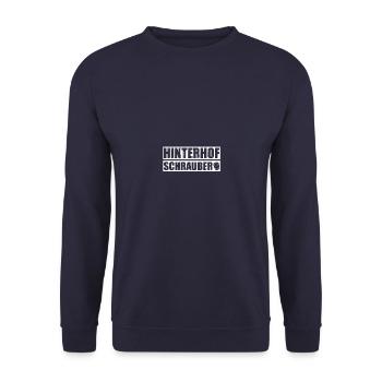 Hinterhofschrauber Tuning KFZ Mechaniker Schrauber - Unisex Pullover - Navy - Vorne - Alina (178cm) & Michal (187cm)