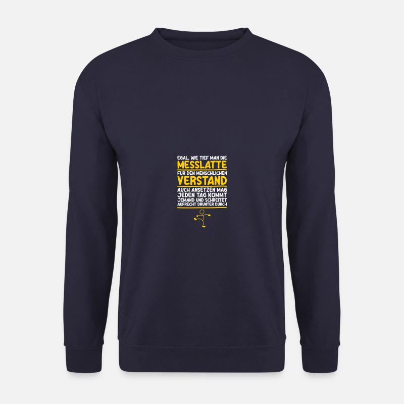 Messlatte Humor Sarkasmus Ironie - Unisex Pullover - Navy