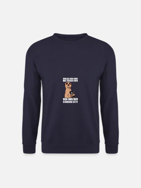 Wir Zwei Bodybuilding Bodybuilder Gym Kraftsport - Unisex Pullover - Navy