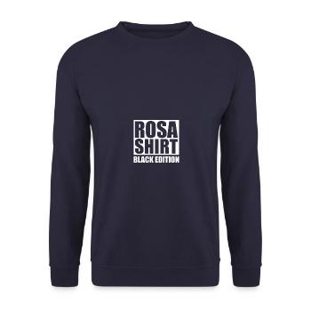 Chemise rose édition noire humour sarcasme amusant - Sweat-shirt Unisexe - marine - Devant - Alina (178cm) & Michal (187cm)