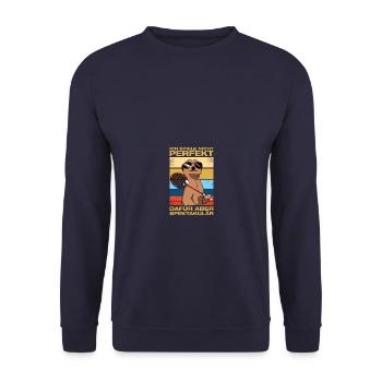 Spectacular Badminton Badminton Badminton Player - Unisex Sweatshirt - navy - Front - Alina (178cm) & Michal (187cm)