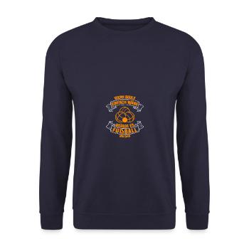 If boules were easy Petanque Boule player - Unisex Sweatshirt - navy - Front - Alina (178cm) & Michal (187cm)