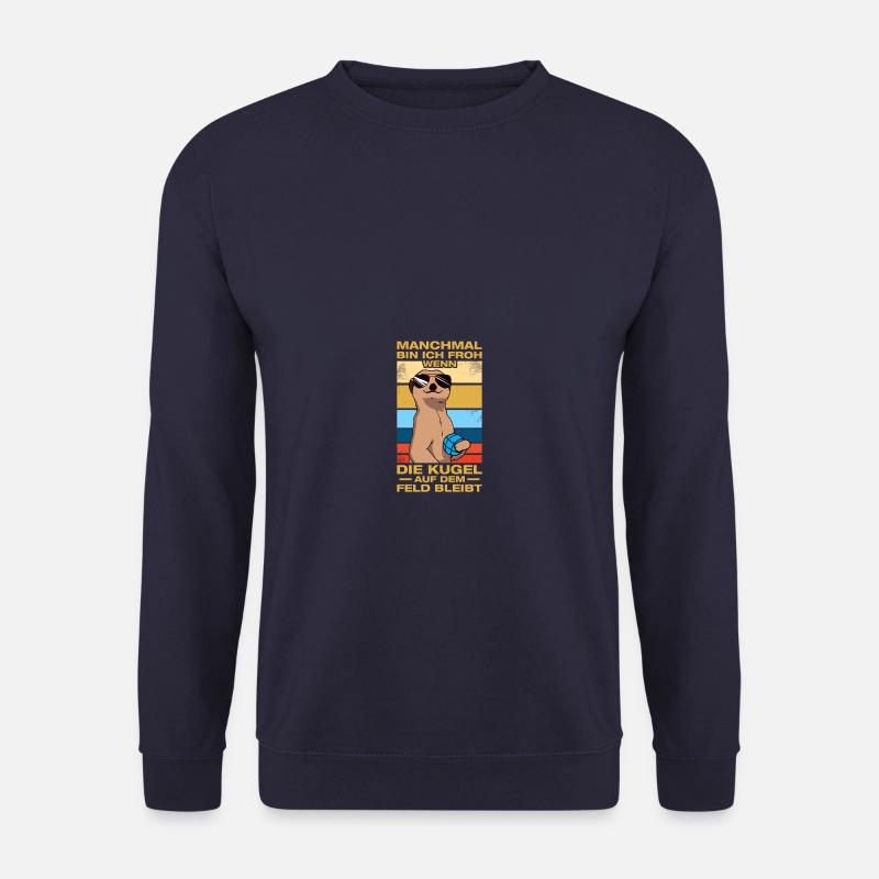 Die Kugel Petanque Boule Boulespieler - Unisex Pullover - Navy