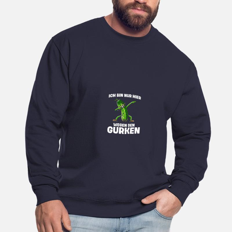 À cause des concombres concombre cornichon concombre amateurs de concombre Sweat-shirt Unisexe
