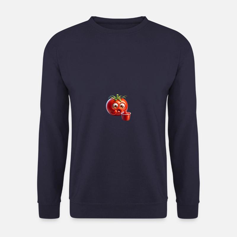 Tomate Ketchup Tomaten - Unisex Pullover - Navy