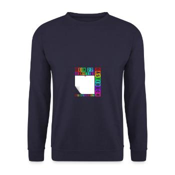 27th Birthday Born 1997 Birthday Gift - Unisex Sweatshirt - navy - Front - Alina (178cm) & Michal (187cm)