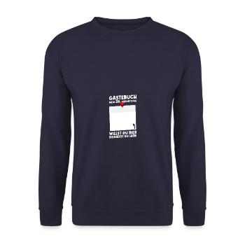 28th Birthday Born 1996 Birthday Gift - Unisex Sweatshirt - navy - Front - Alina (178cm) & Michal (187cm)