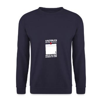 35th Birthday Born 1989 Birthday Gift - Unisex Sweatshirt - navy - Front - Alina (178cm) & Michal (187cm)